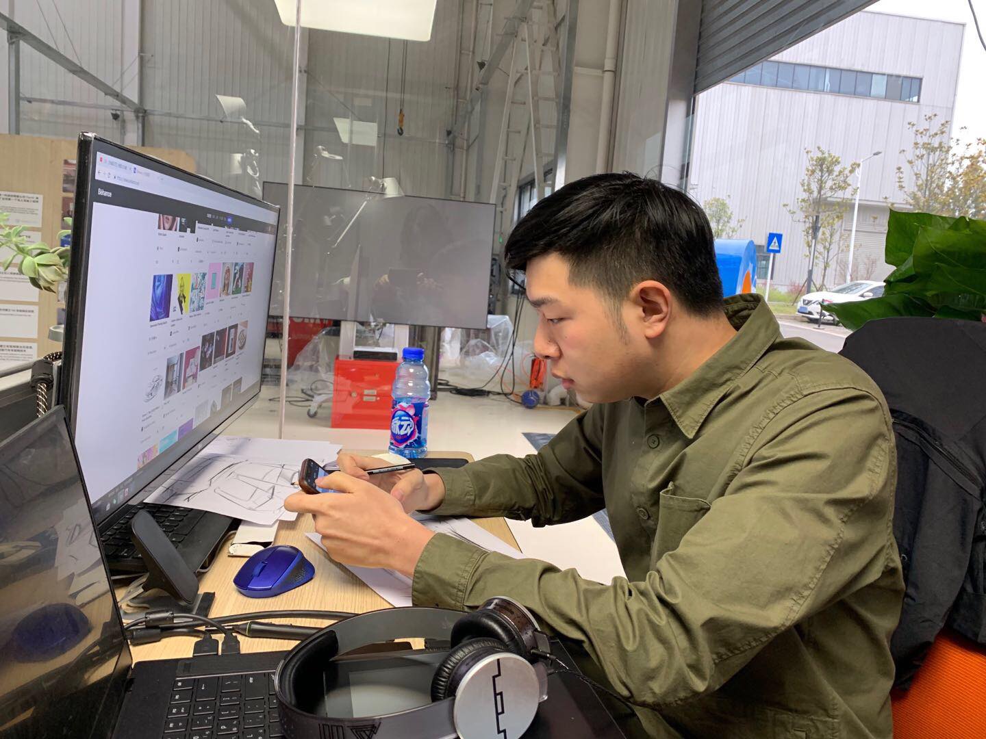 在系上陳蔚文老師與李聖恩老師的用心教導下，慢慢地在汽車設計專業打下了最紮實的基礎。